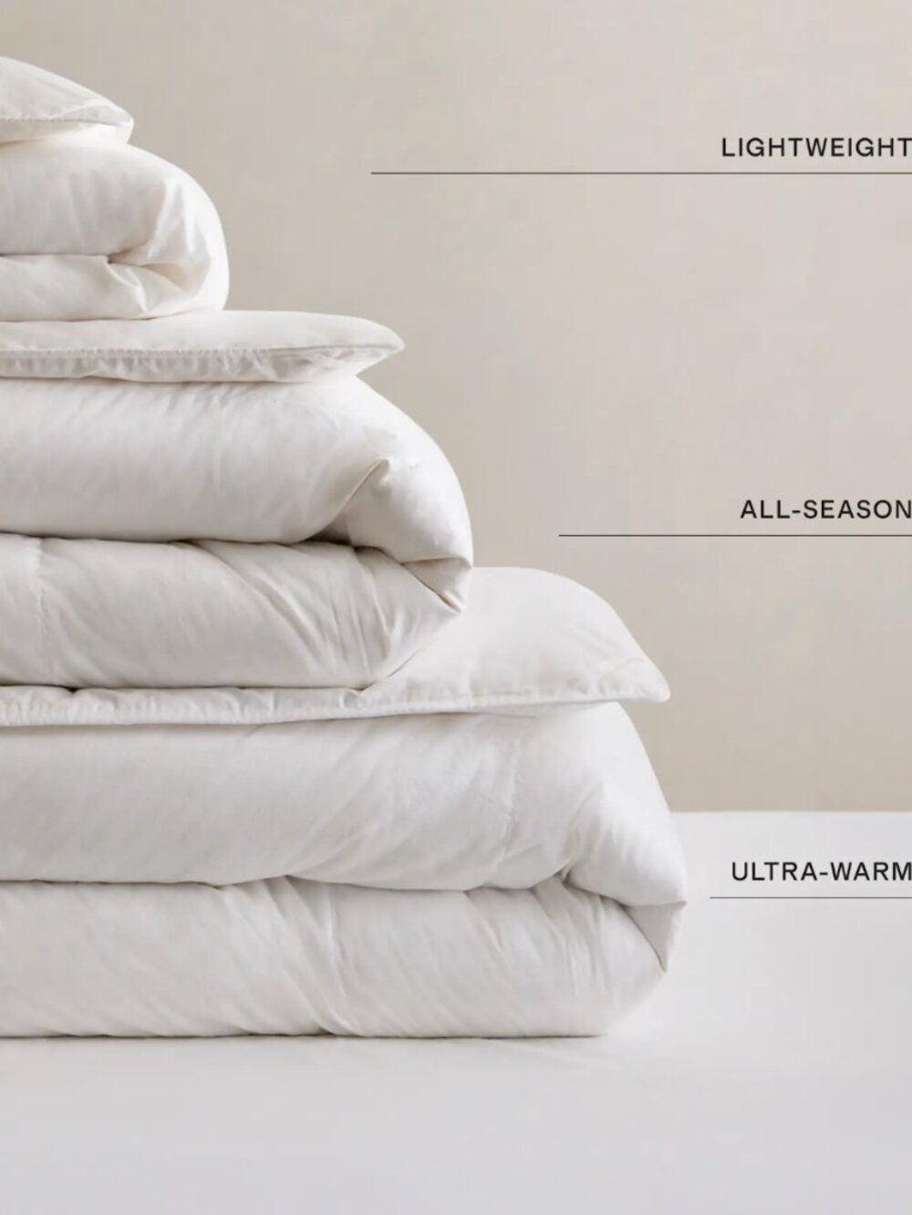 Quince Premium Full Queen Down 'Lightweight' Comforter $269 RV - Picture 4 of 5
